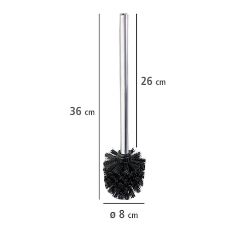 Zestaw 4 szczotek toaletowych z wymienną główką WENKO, Ø 8 cm