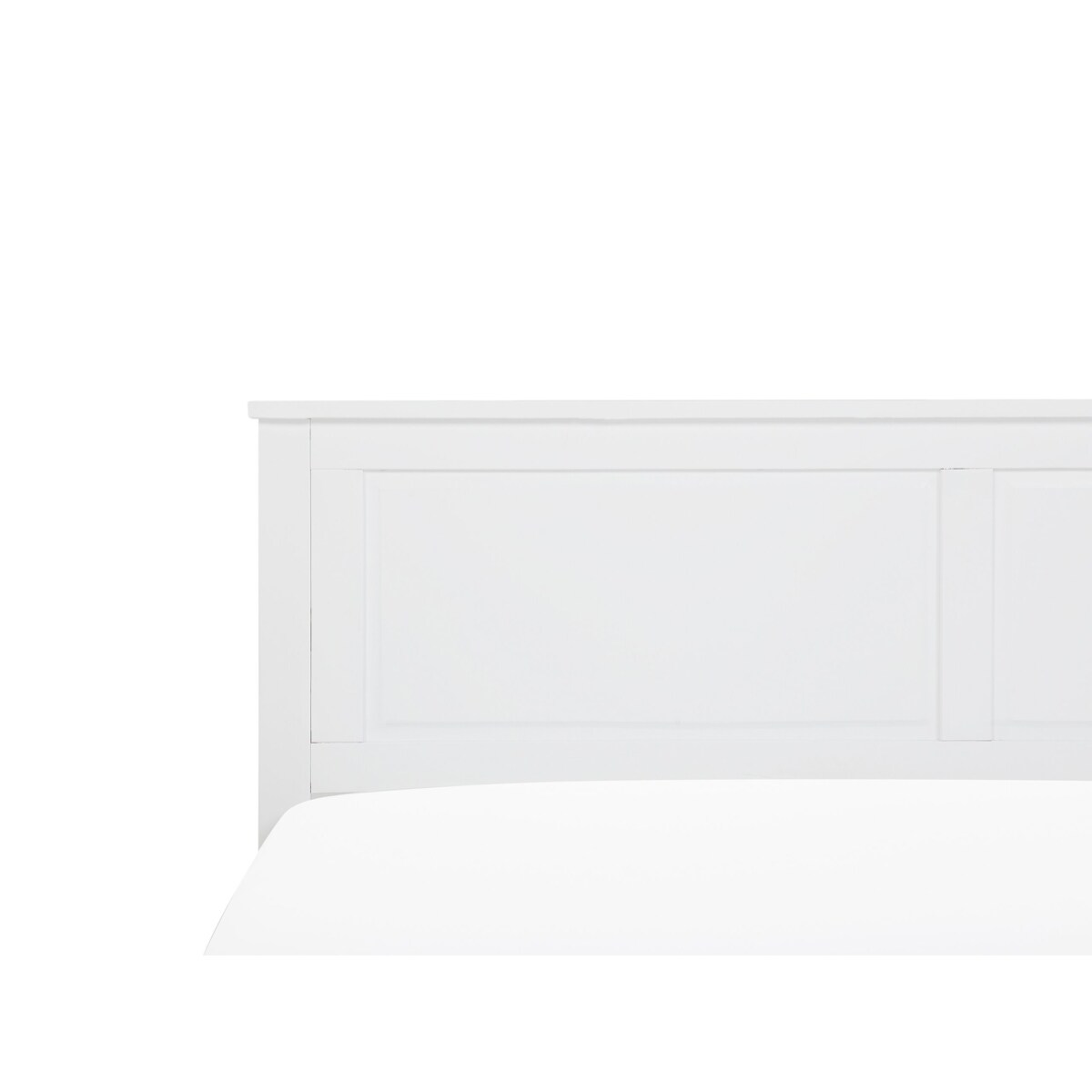 Łóżko drewniane 180 x 200 cm białe OLIVET