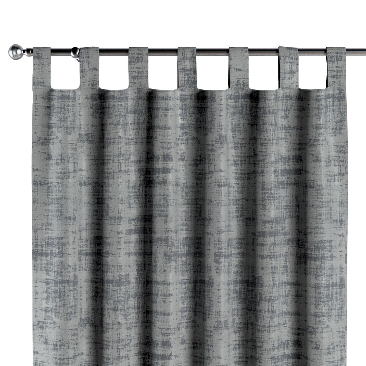 Zasłona na szelkach 1 szt. 130x245 szary beton