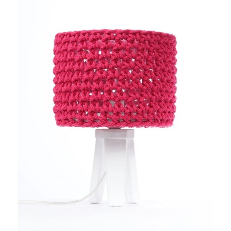 Lampa stołowa COTTON WOOD czerwona