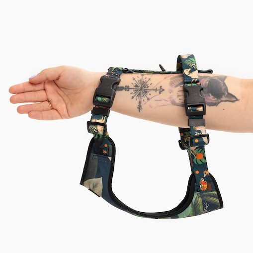 Szelki bezuciskowe Stay on "Psikolaż" - Szerokość taśmy: 38mm, Rozmiar: XL