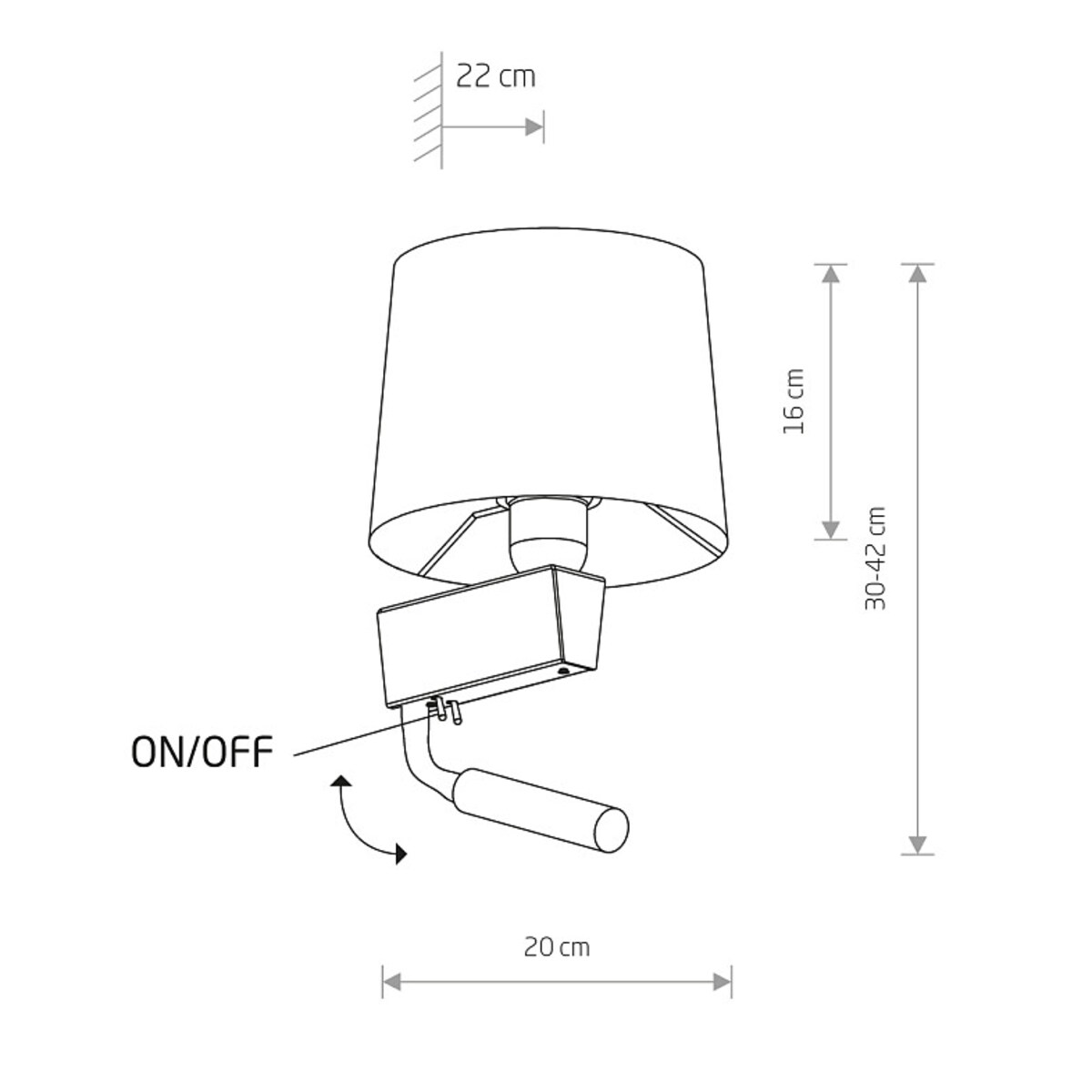 Lampa ścienna 8214 CHILLIN Zielono-złoty Nowodvorski