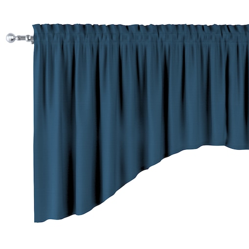 Lambrekin łuk 150x75 ocean blue (morski niebieski)