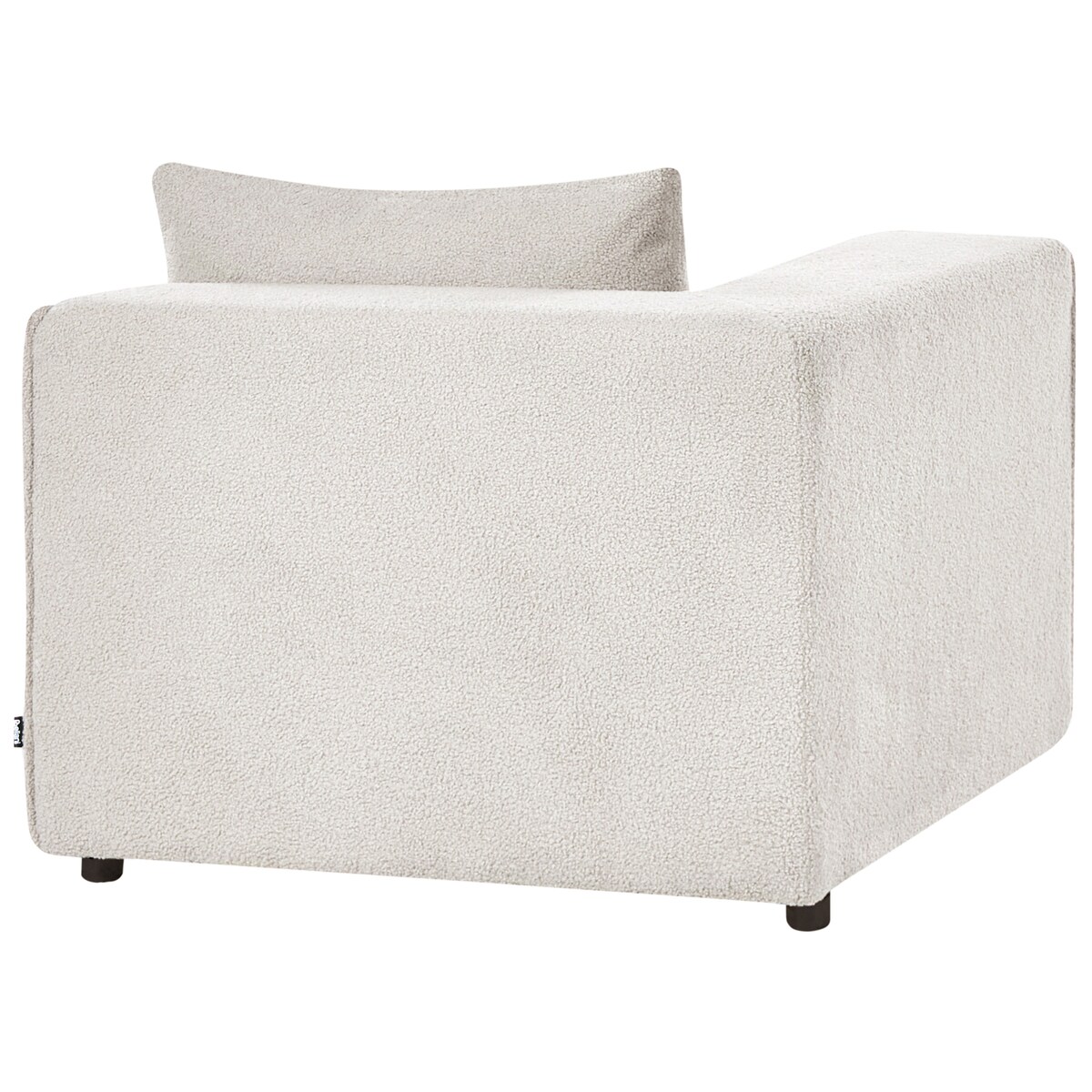 Sofa modułowa dla 2 osób AXEBO Boucle Złamana biel