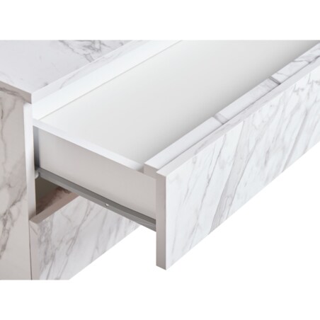 Szafka łazienkowa TERESINA 80 cm Biały marmur