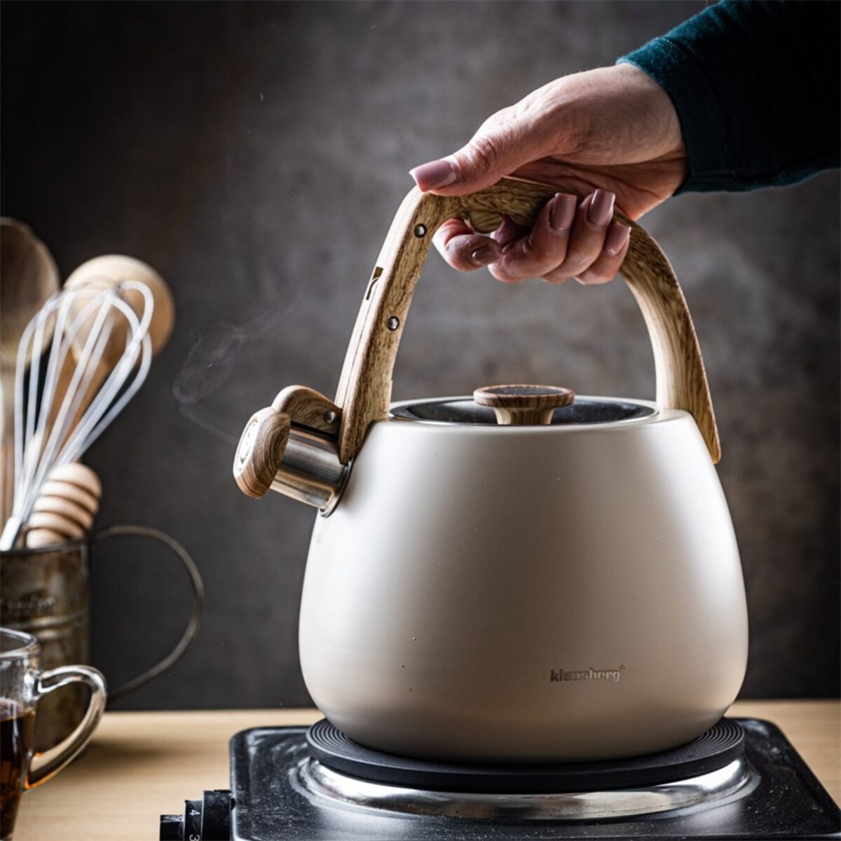 Klausberg czajnik stalowy na gaz 2.5l KB7775