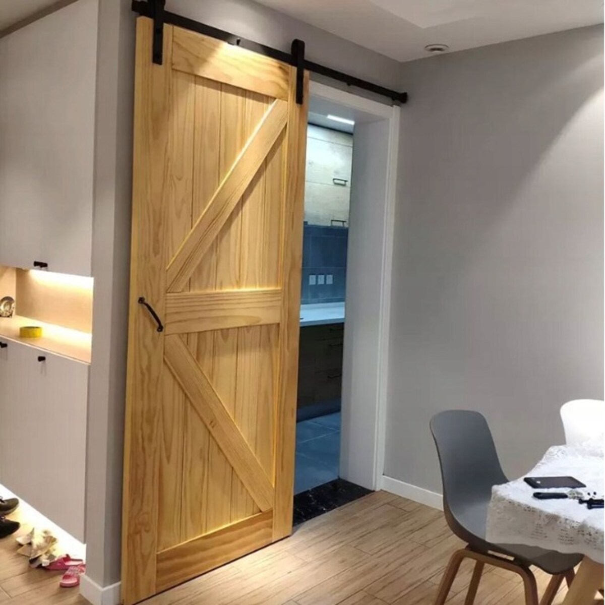 System drzwi przesuwnych barn door zestaw okuć 2m loft retro barndoor