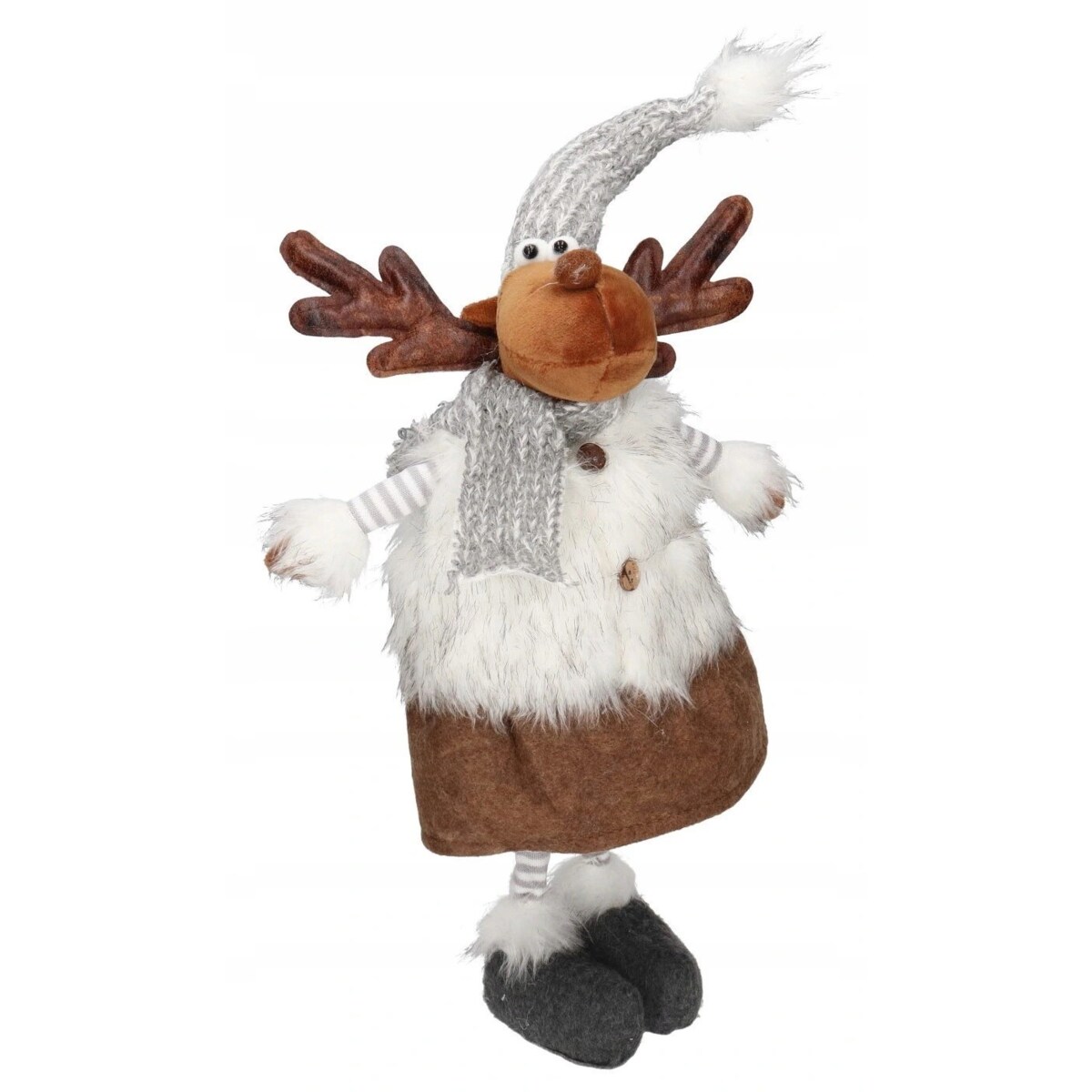 Renifer Świąteczny Łoś Stojący Dekoracja 49 Cm