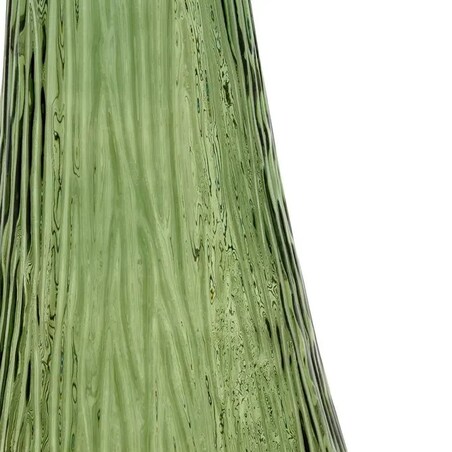 Wazon ze szkła z recyklingu Caria, zielony, 99 cm
