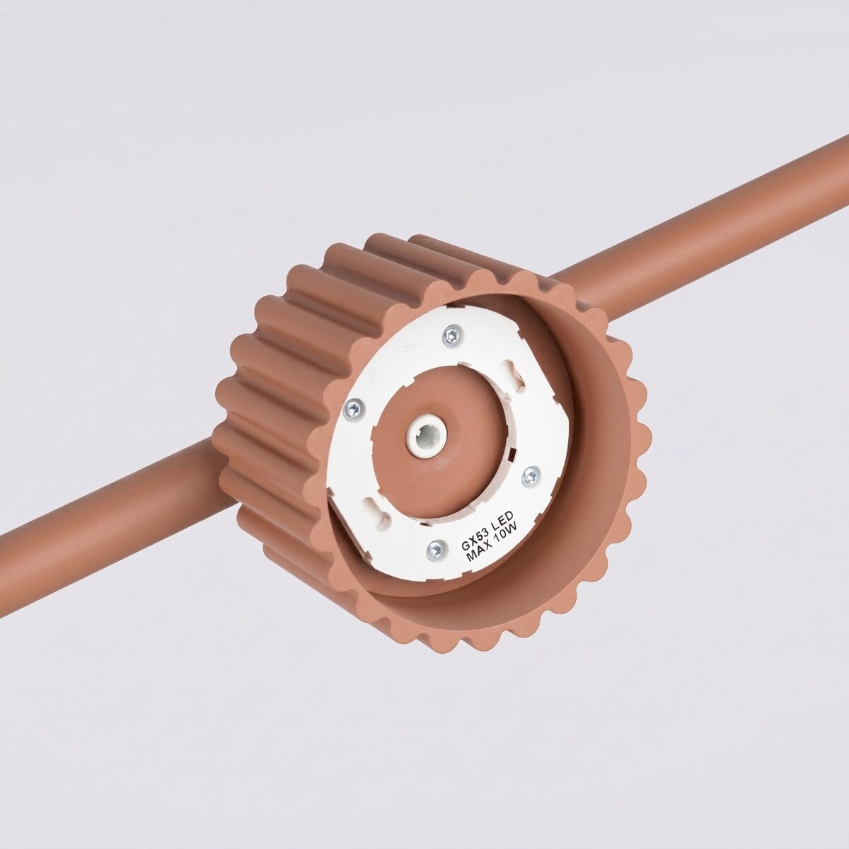 Żyrandol AURA 4 mocca Gx53