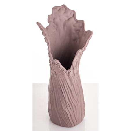 Wazon porcelanowy 34,5x17x17 cm PIEGATO różowy