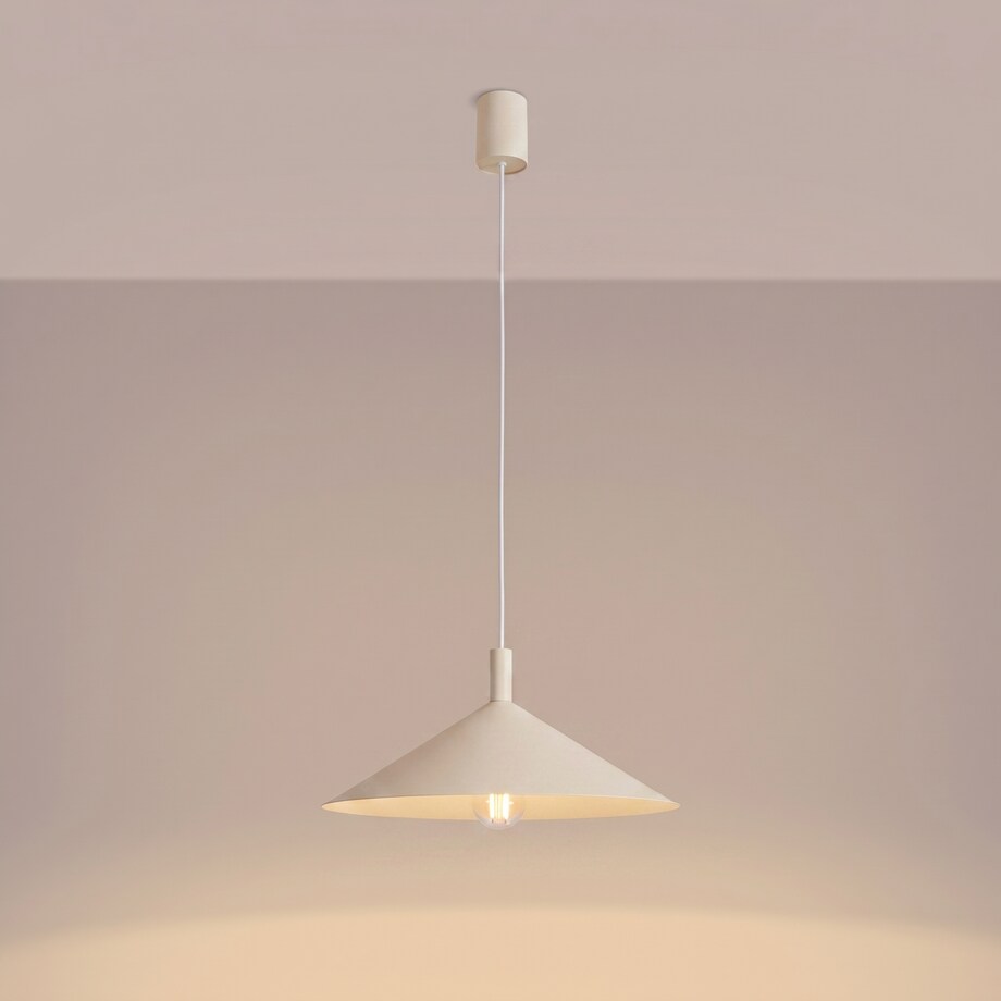 Lampa wisząca NOX 40 beżowa