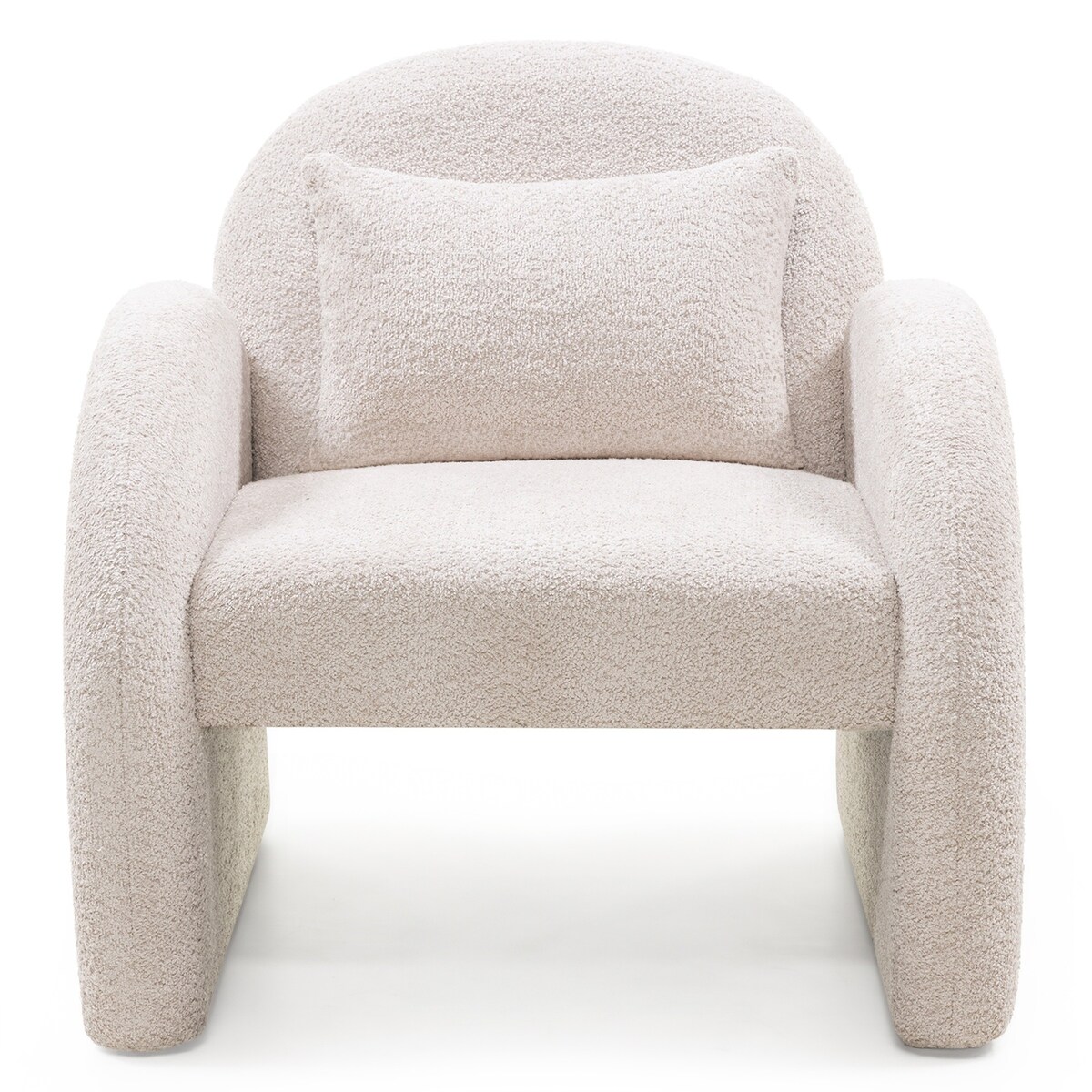 Fotel wypoczynkowy jasnobeżowy Imena