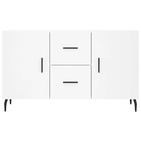 vidaXL Komoda, biała, 100x36x60 cm, materiał drewnopochodny