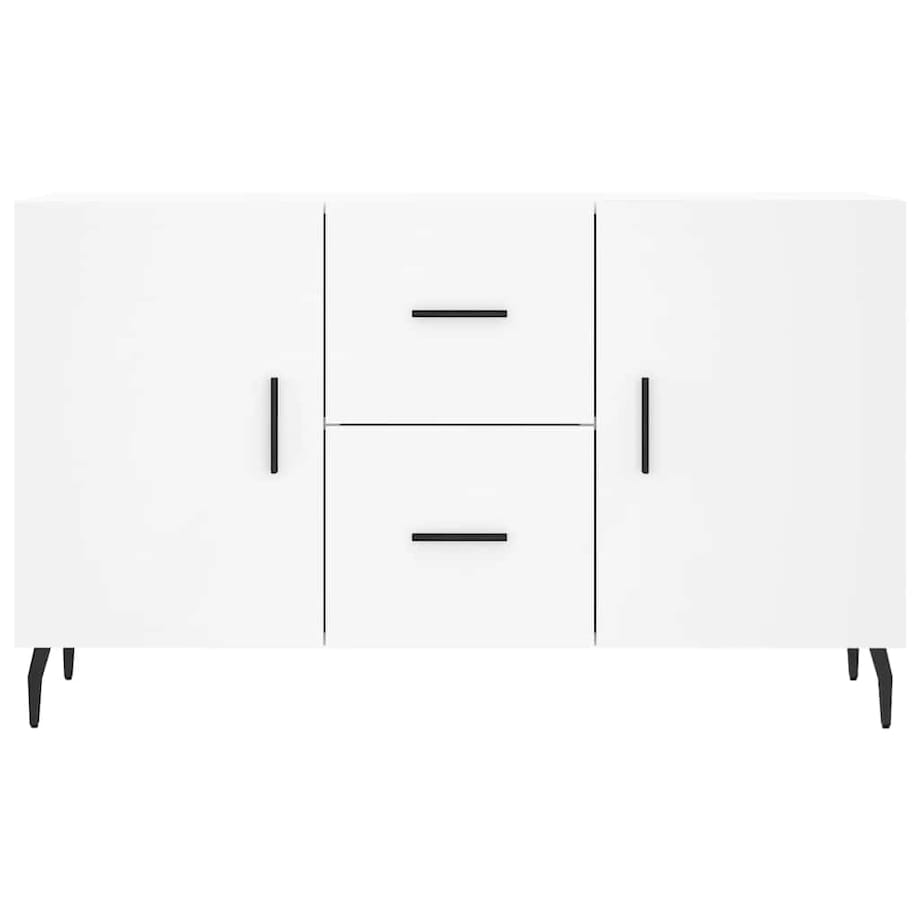 vidaXL Komoda, biała, 100x36x60 cm, materiał drewnopochodny