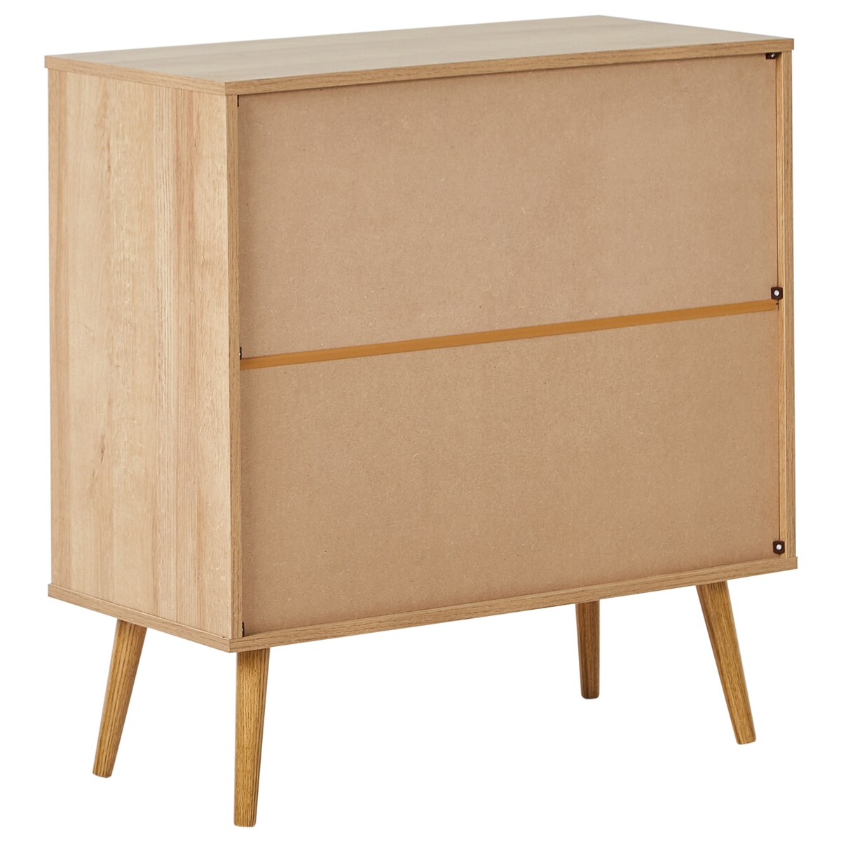 Szafka ze szklanymi drzwiami ALBANY 80 cm Jasnobrązowy