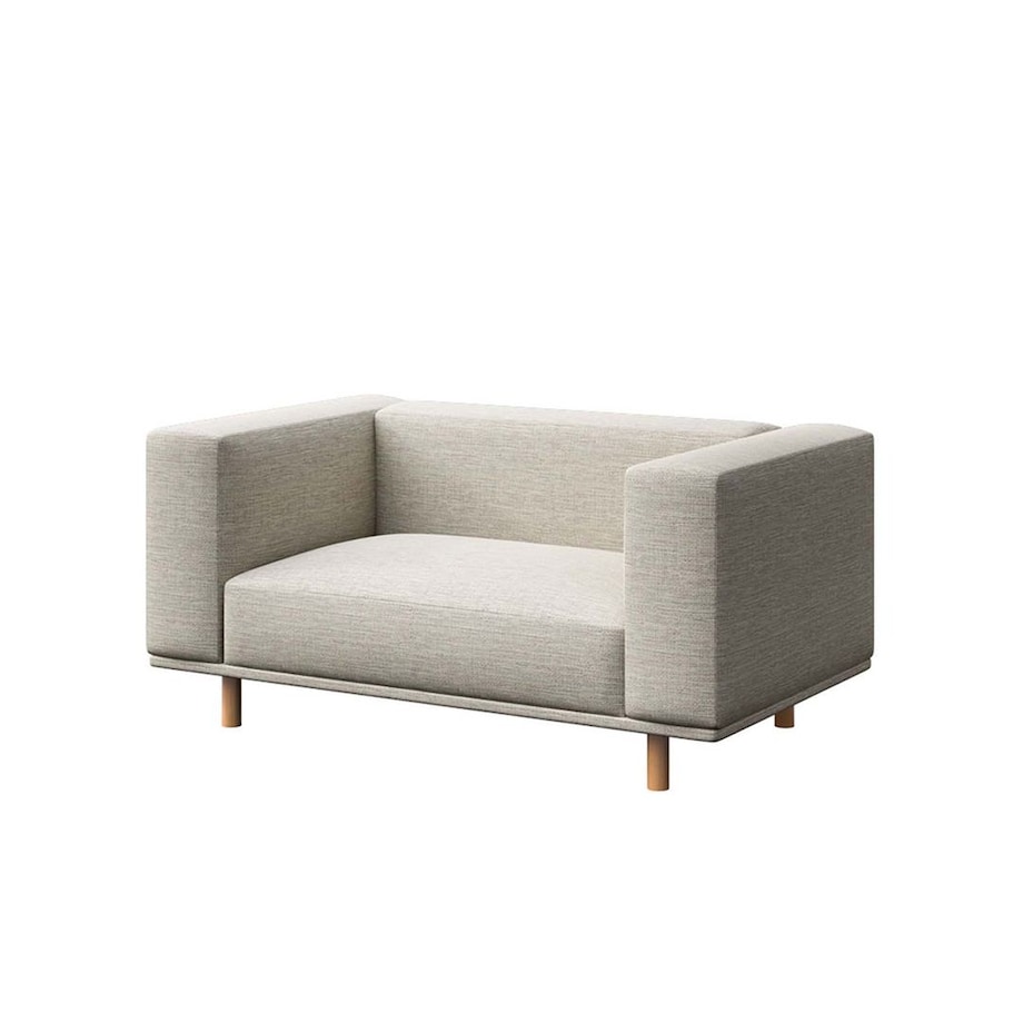 Kukumo sofa 2 osobowa Jasnoszara