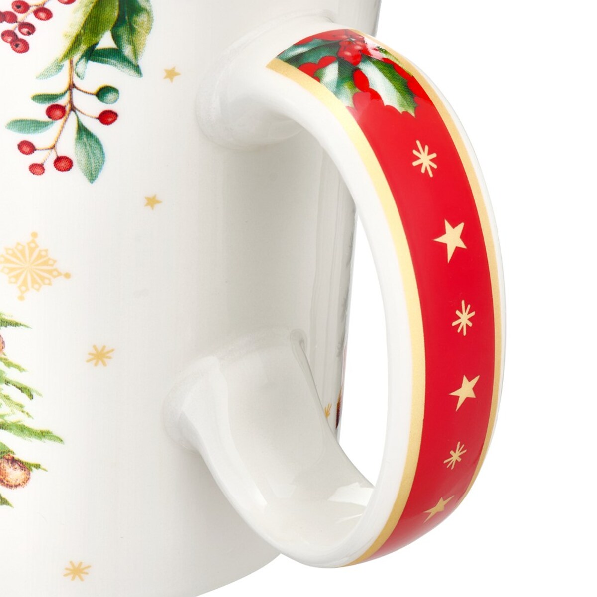 VILLA ITALIA Kubki świąteczne zestaw 2 sztuki porcelanowe FROZEN NOEL