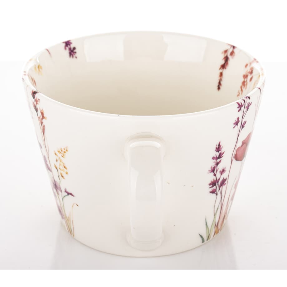 Kubek porcelanowy 450 ml FLORES 8x15x11,5 cm