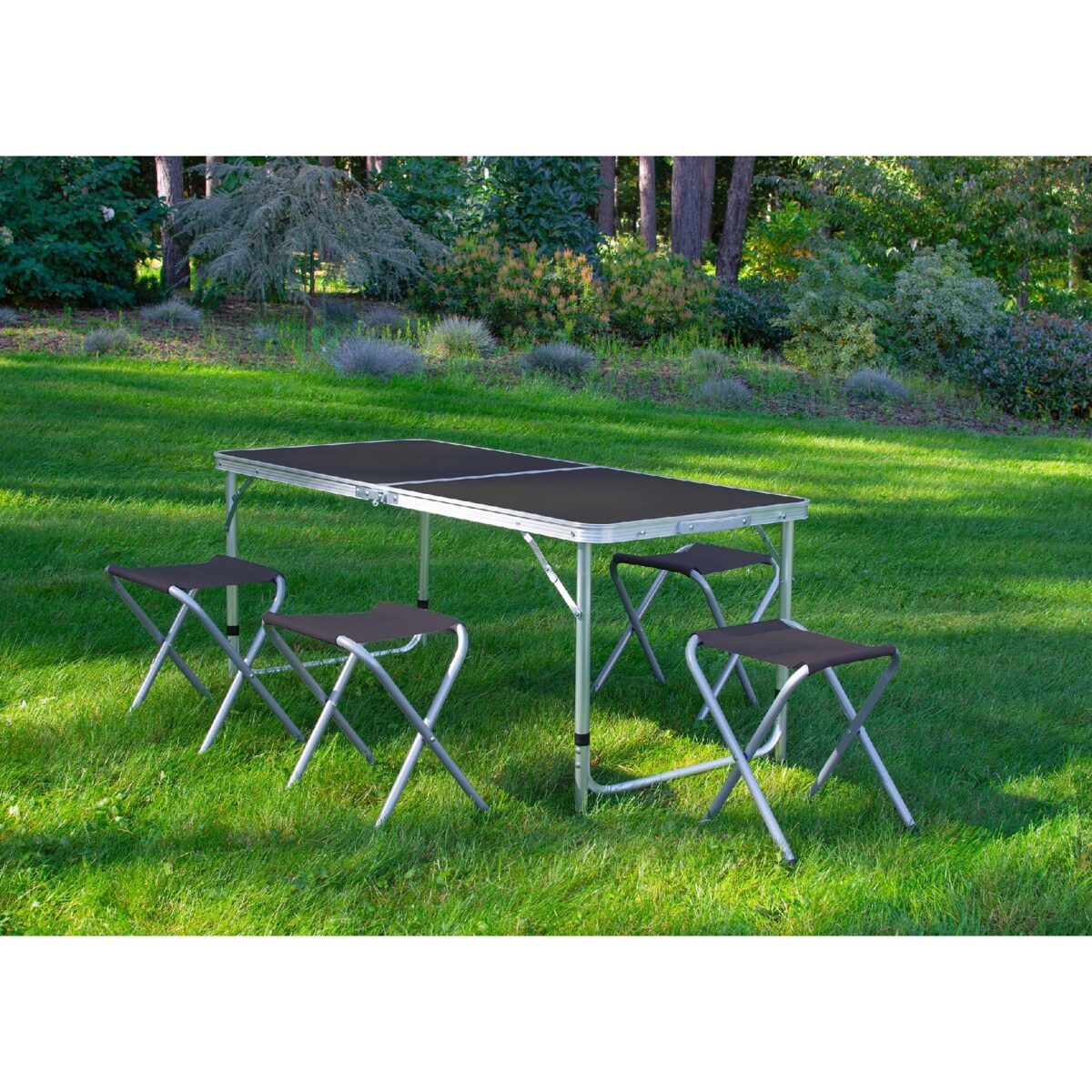 Zestaw kempingowy JUMI składany turystyczny ogrodowy walizka