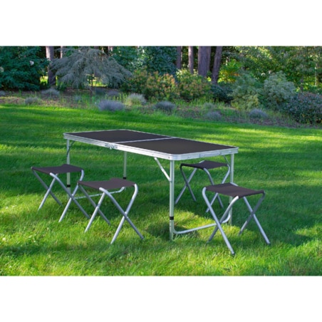 Zestaw kempingowy JUMI składany turystyczny ogrodowy walizka