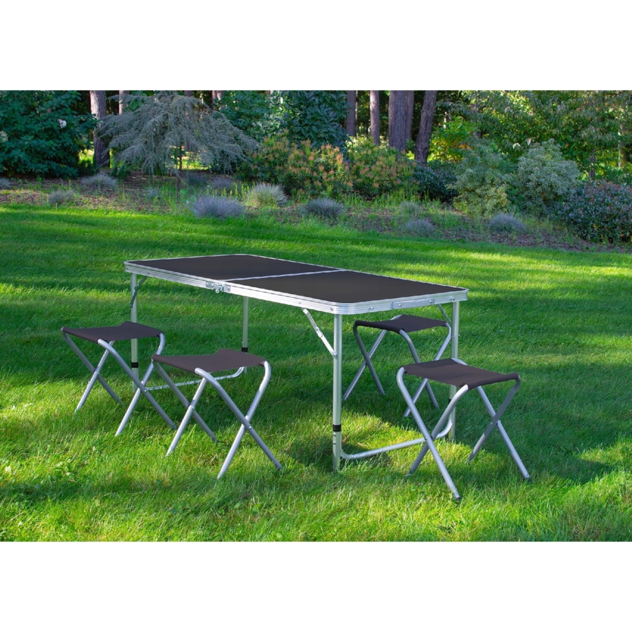 Zestaw kempingowy JUMI składany turystyczny ogrodowy walizka