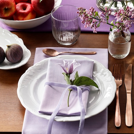 Talerz płytki 24 cm Fryderyka Biała C001