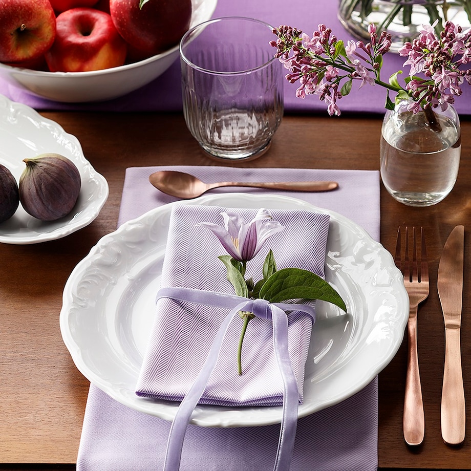 Talerz płytki 24 cm Fryderyka Biała C001