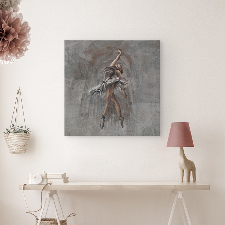 Obraz Ścienny BALERINA Taniec Balet Beton 60x60cm