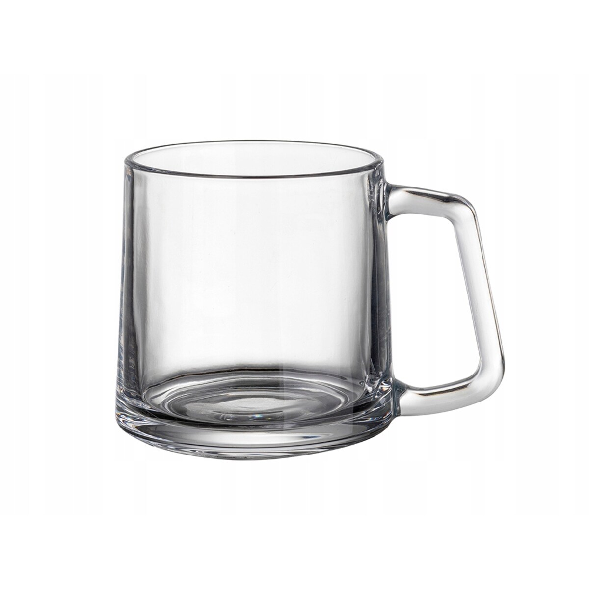 SZKLANY KUBEK szklanka gładka 6szt na kawę herbatę cappuccino 350ml komplet