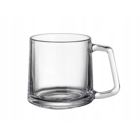 SZKLANY KUBEK szklanka gładka 6szt na kawę herbatę cappuccino 350ml komplet