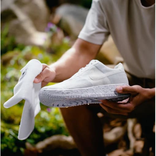 Sneaker LAB - Biały ręcznik z mikrofibry 30x30cm
