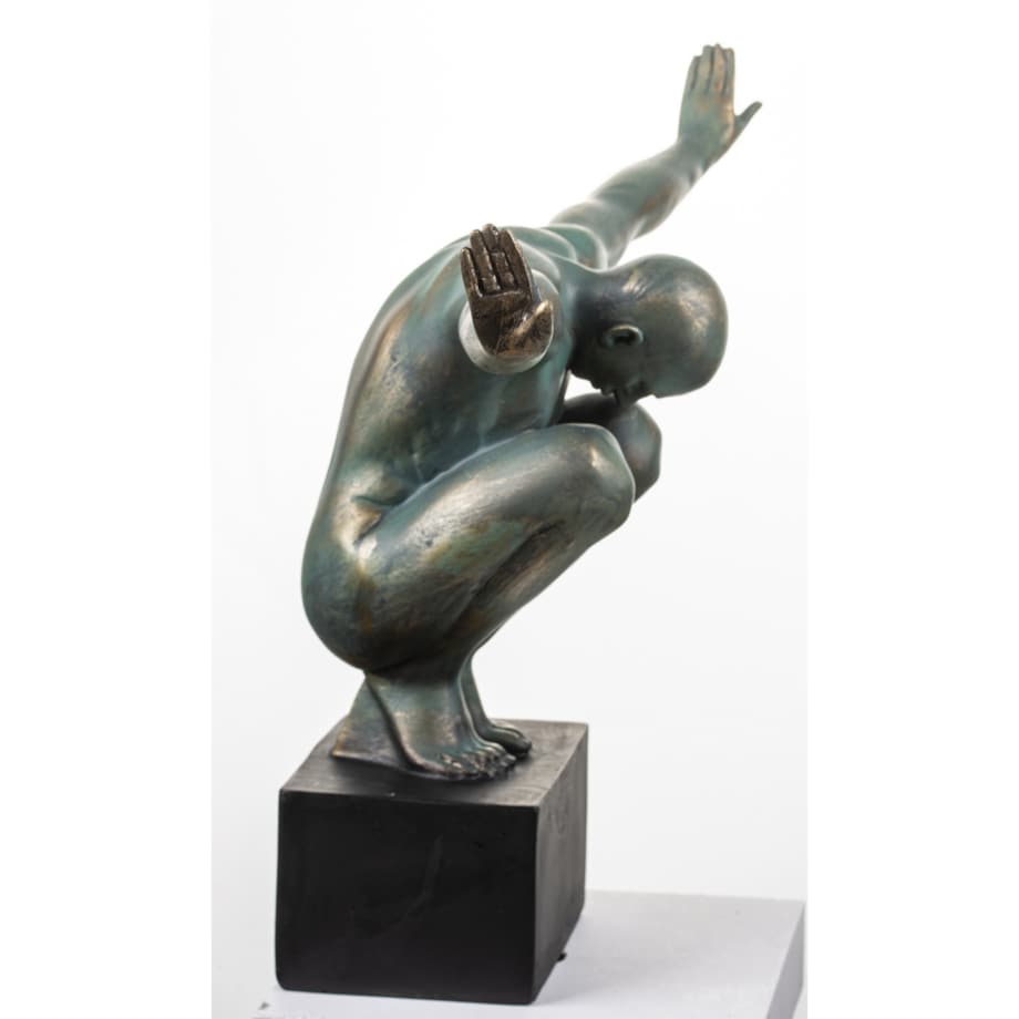 Dekoracja - figurka mężczyzny 31x49x15 cm UOMO