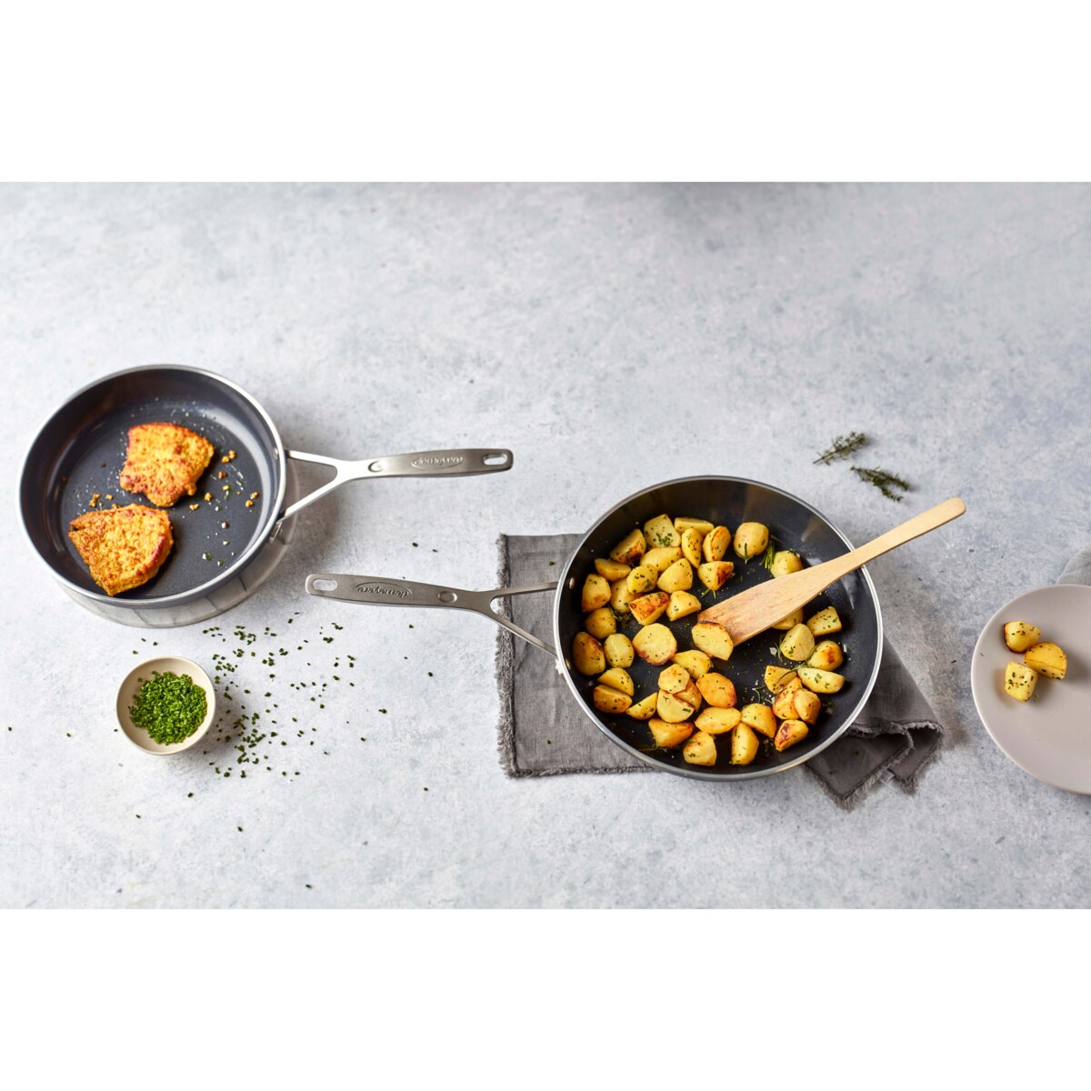 Patelnia ceramiczna Demeyere Alu Industry 3 - 20 cm