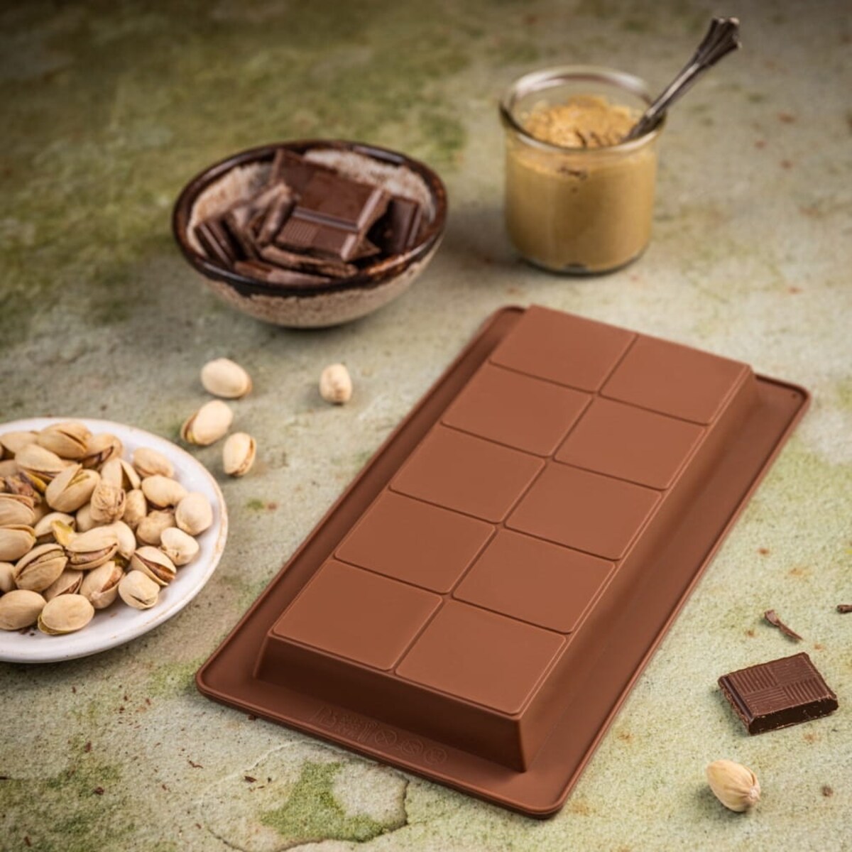 Forma silikonowa do czekolady Dubajskiej 25x13,5 cm KINGHOFF