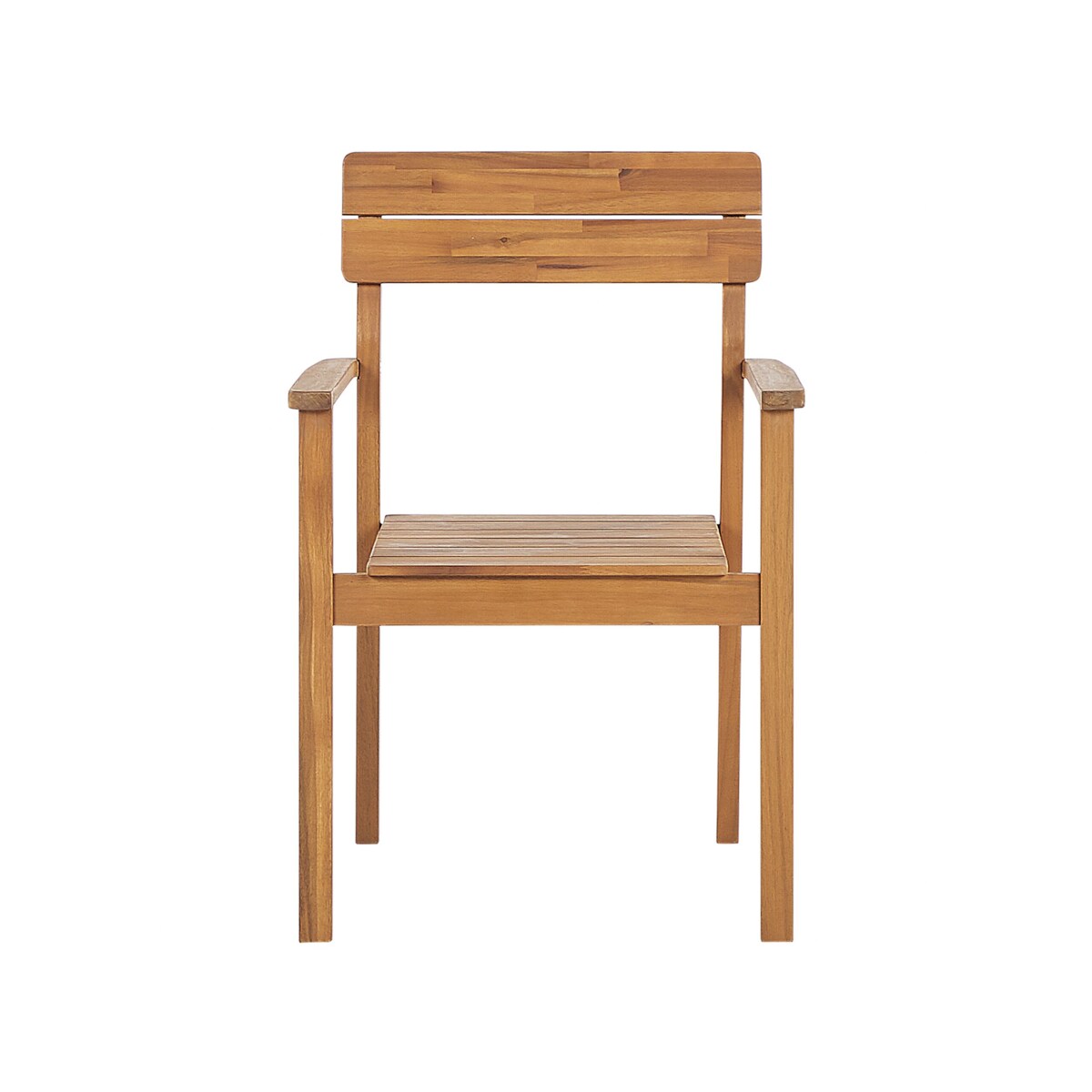 Zestaw 4 krzeseł ogrodowych drewno akacjowe FORNELLI