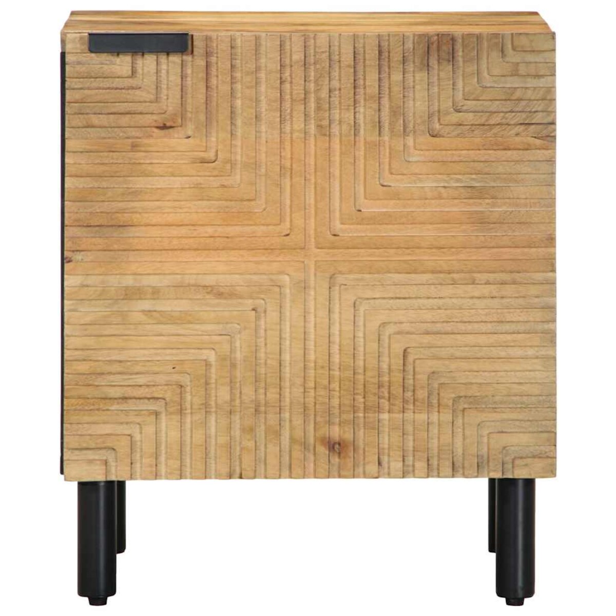vidaXL Szafki nocne 2 szt. Brązowe 40x33x46 cm Drewno lite Mango