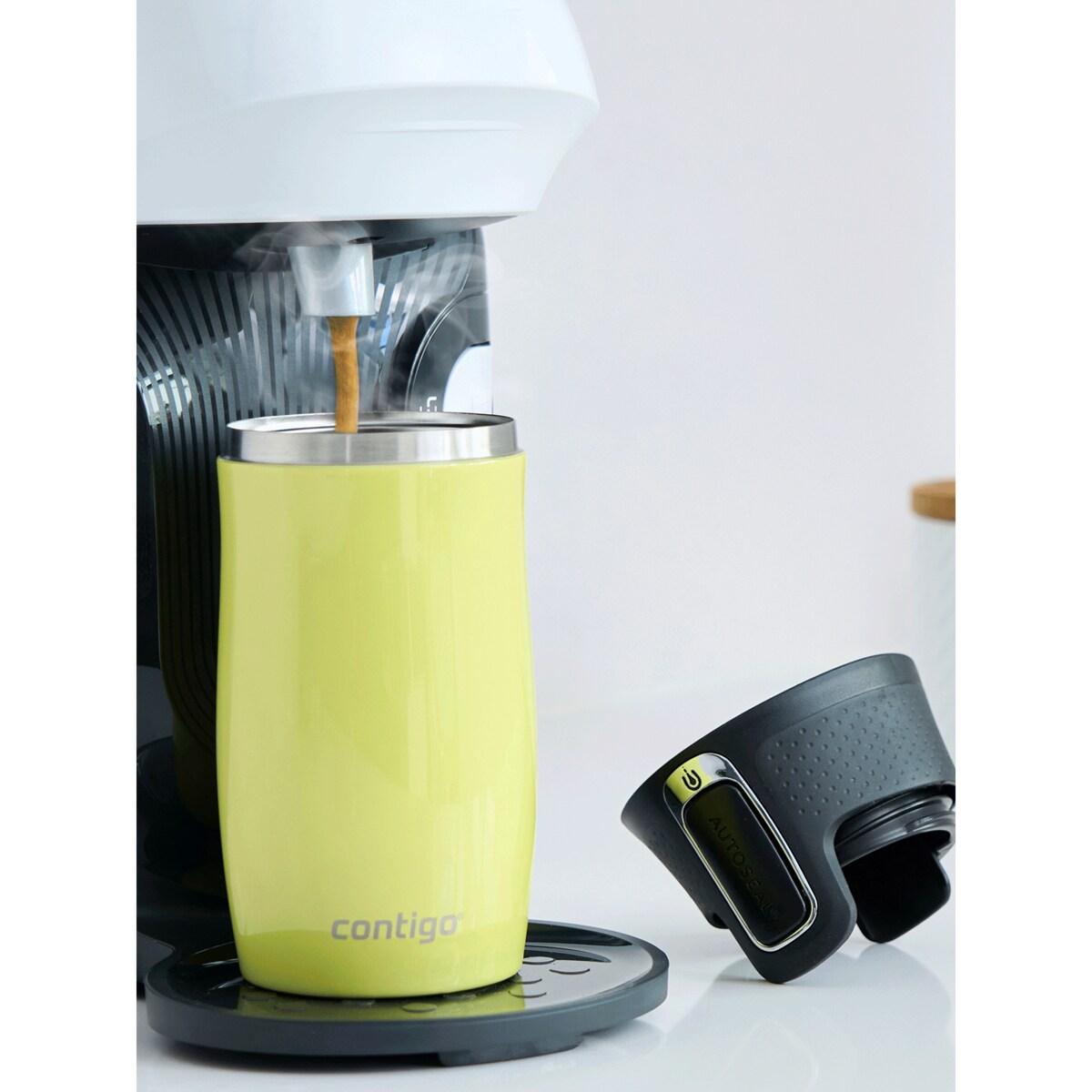 Kubek termiczny Contigo West Loop Mini 300ml - Tak wygląda Super Mama - Limelight