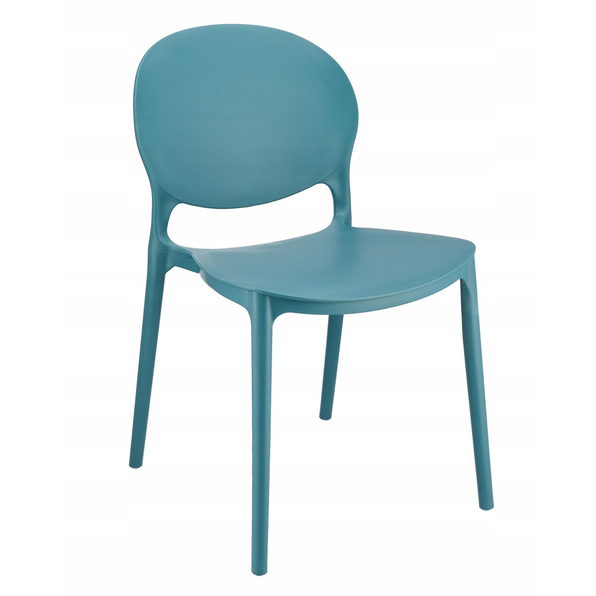 Krzesło ogrodowe plastikowe JUSTIN marine