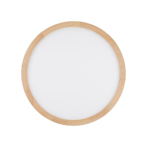 Plafon LED 45W TK Lighting AQUA WOOD BUK 18008 IP54 biały z drewnem 52,5 cm do kuchni i salonu