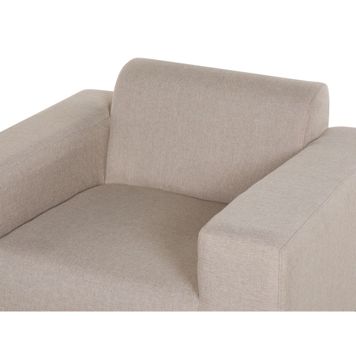 Zestaw 2 foteli ogrodowych beżowy z czarnym ROVIGO