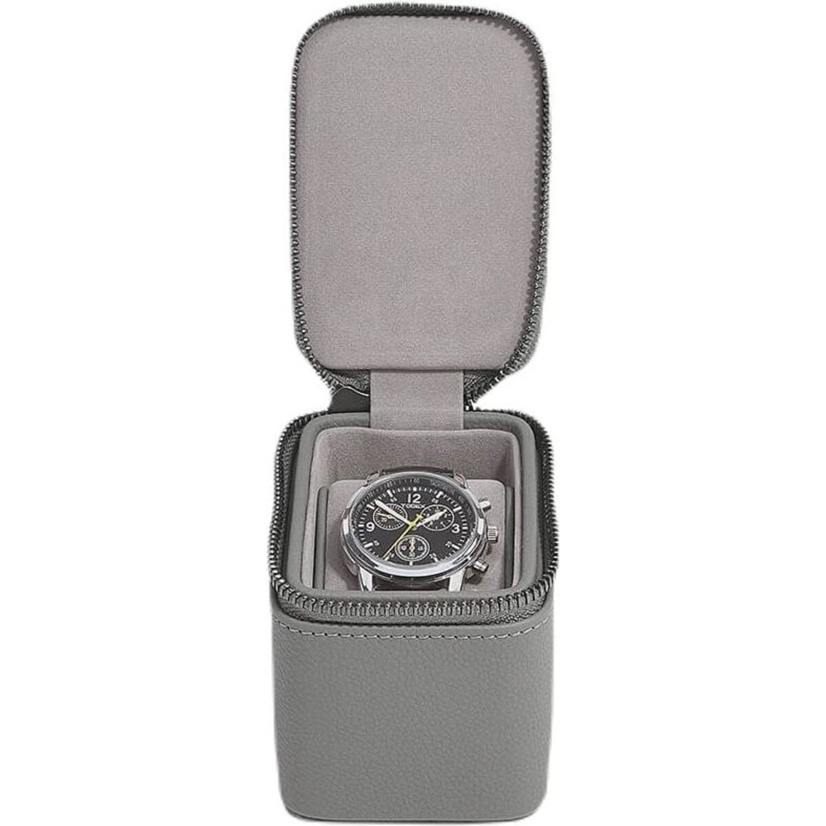 Pudełko na zegarki podróżne Stackers Pebble jednokomorowe ciemnoszare