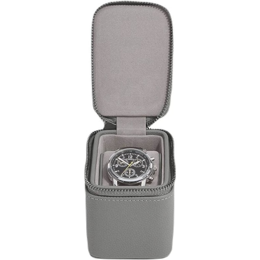 Pudełko na zegarki podróżne Stackers Pebble jednokomorowe ciemnoszare