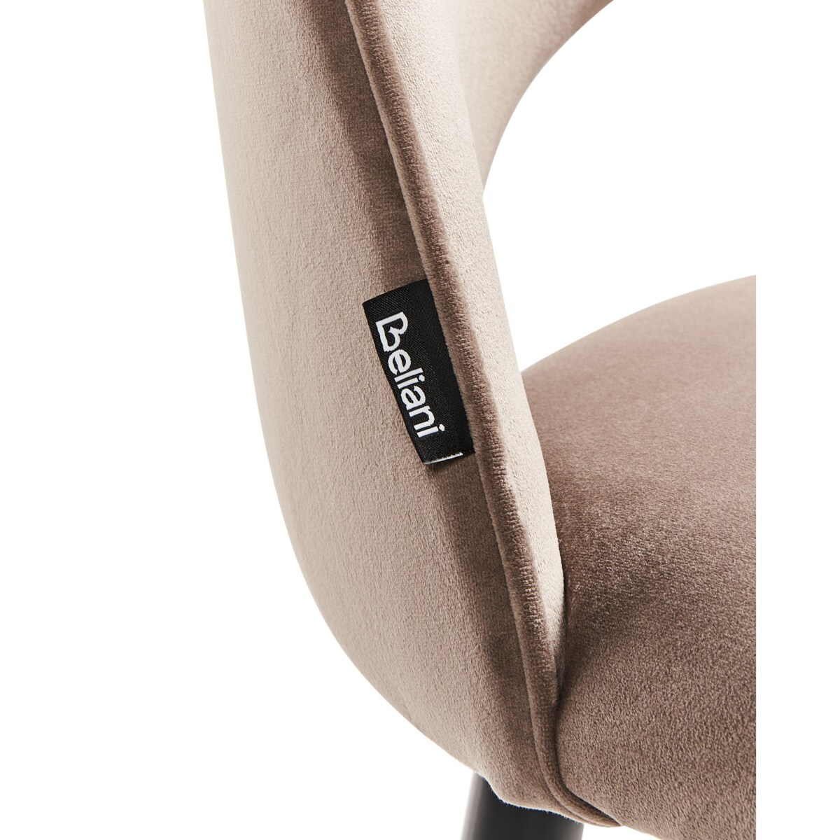 Zestaw 2 krzeseł do jadalni MAGALIA Beżowoszary