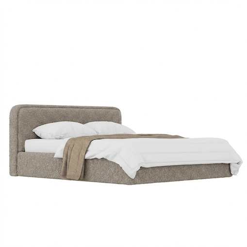 Łóżko Tapicerowane Grand 160X200 Stelaż Pojemnik Na Pościel Abriamo 03