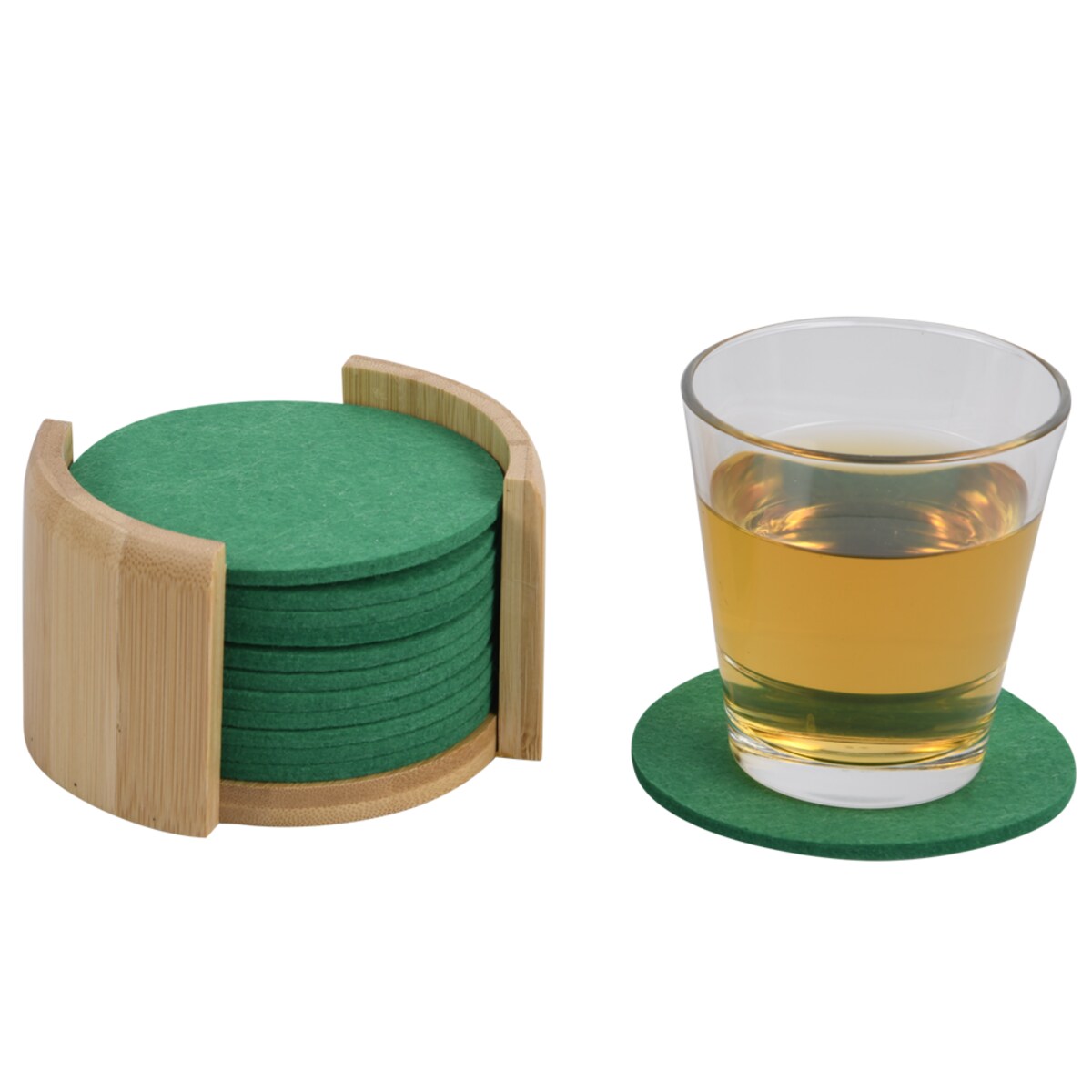 Zestaw filcowych podkładek pod szklanki, 12 szt.