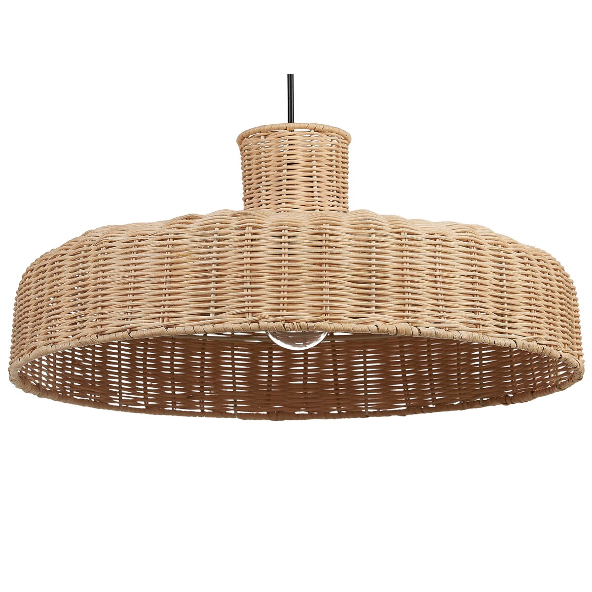 Lampa wisząca rattanowa naturalna TAMARIN