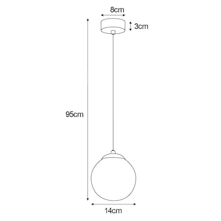 Lampa wisząca K-5790 z serii SAVIA