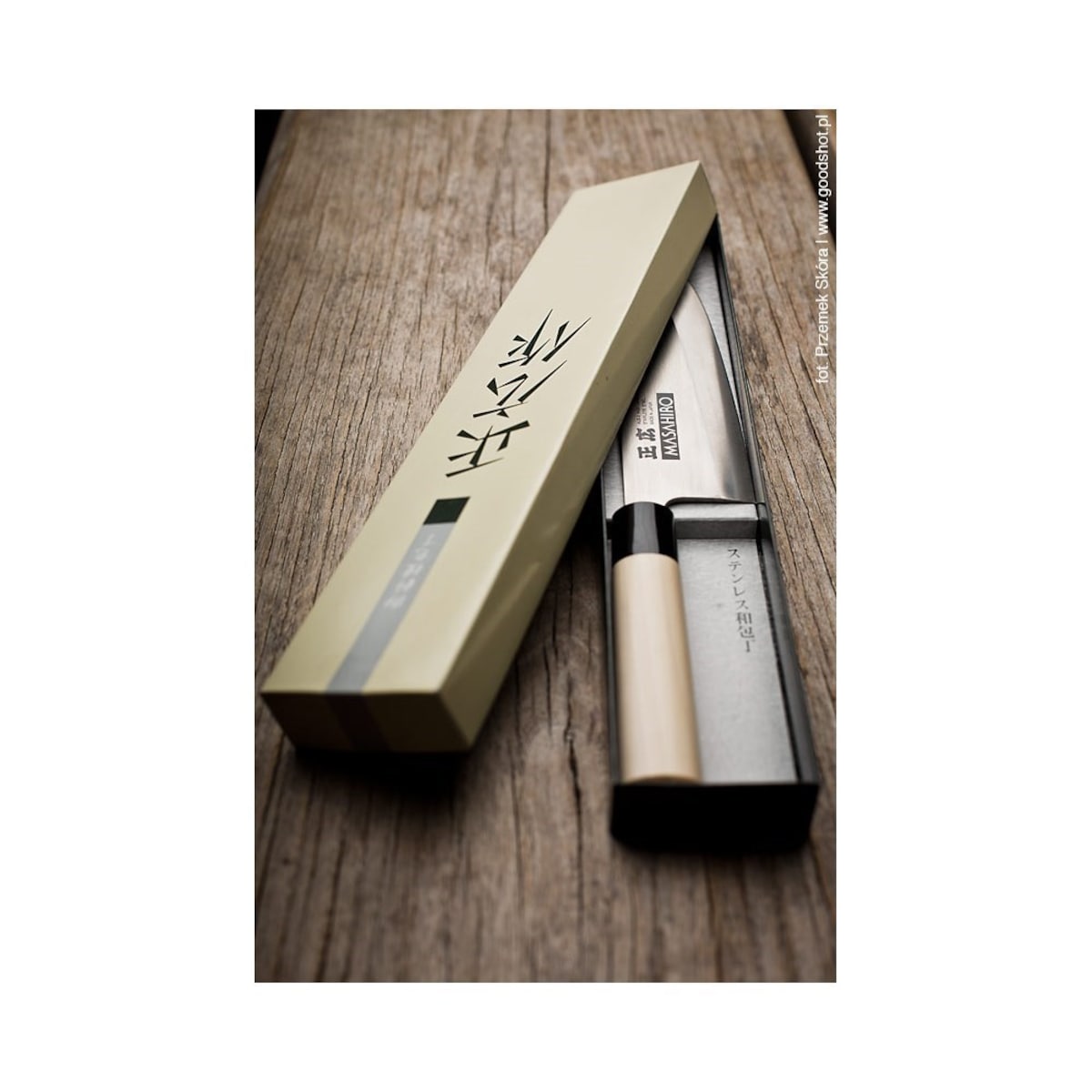 Masahiro nóż Ms-8 Deba 180mm dla leworęcznych 10057