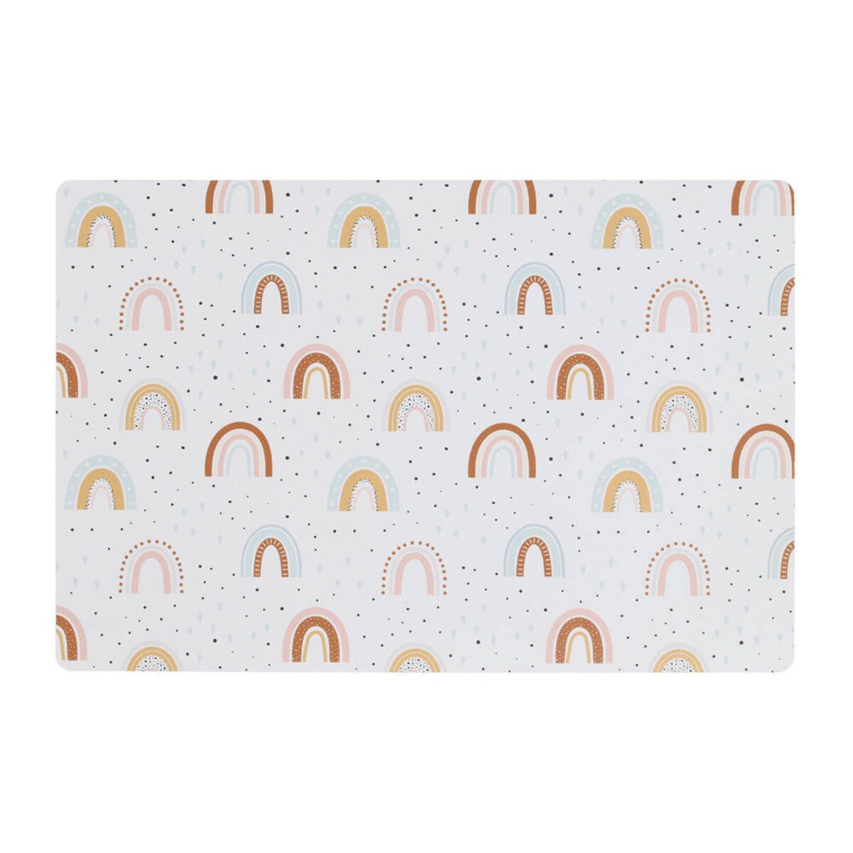 Plastikowa mata pod talerz RAINBOW, 45 x 30 cm